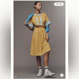 Brand New SUNDRY RUGBY MIDI DRESS XS